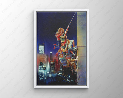 Adventures in Babysitting nostalgic comedy canvas art