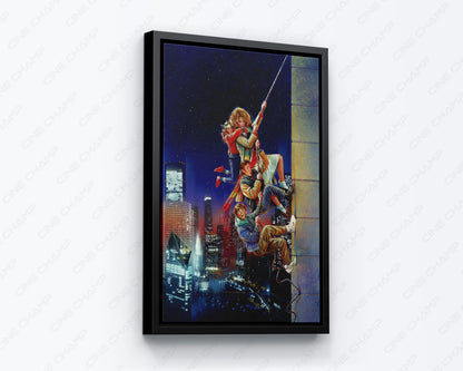 Adventures in Babysitting retro movie room canvas decor