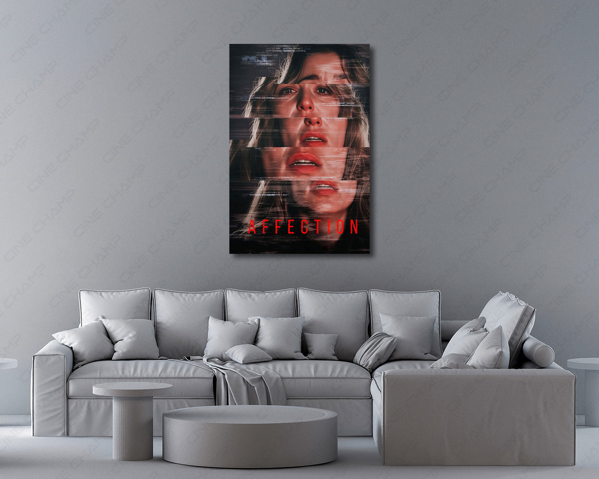 Affection cinematic canvas print for movie collectors