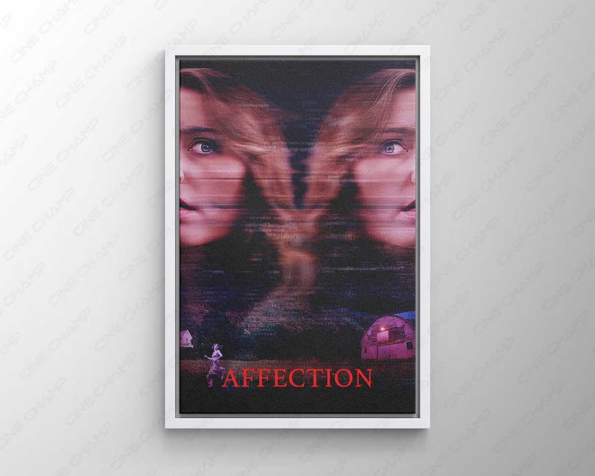 Affection science fiction canvas wall print