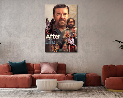 After Life Netflix Comedy Drama Canvas Art