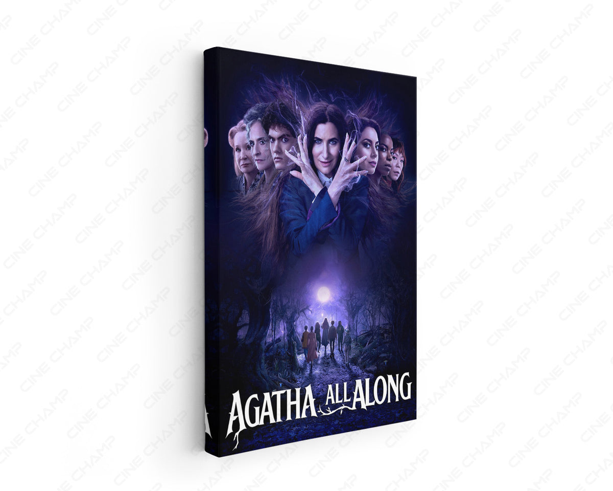 Agatha All Along Canvas Wall Art Inspired by the Supernatural Series