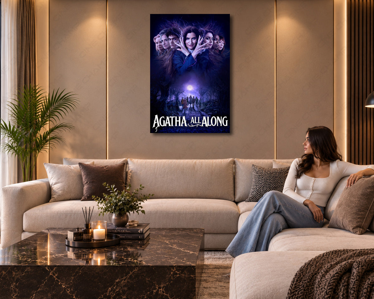 Agatha All Along Premium Matte Cotton Canvas Artwork