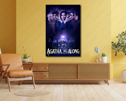 Agatha Harkness Canvas Print for Fantasy TV Show Fans