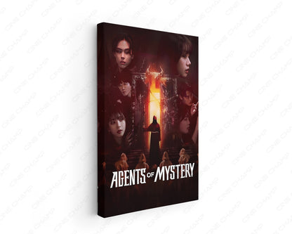 Agents of Mystery Canvas Wall Art Inspired by the Korean Series