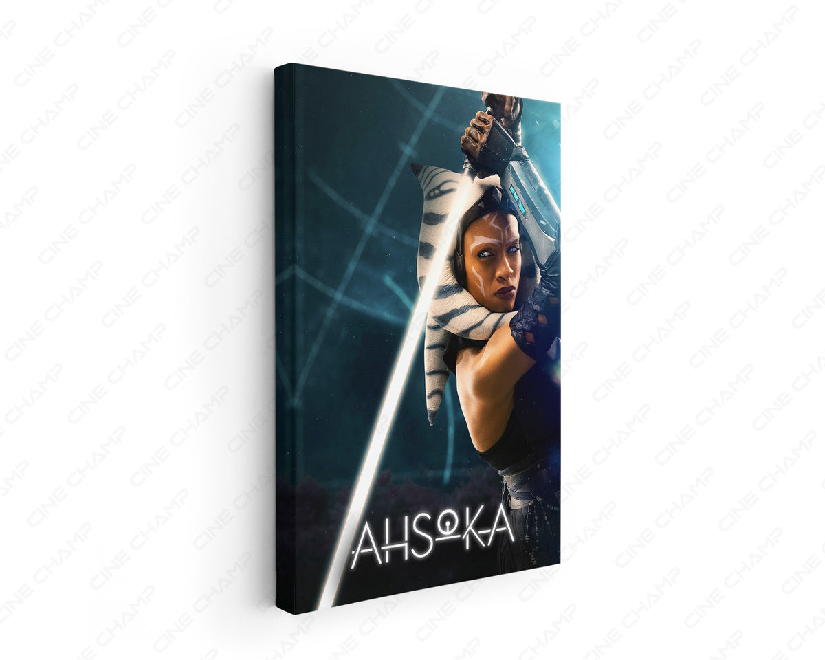 Ahsoka Canvas Wall Art Featuring Star Wars Inspired Artwork