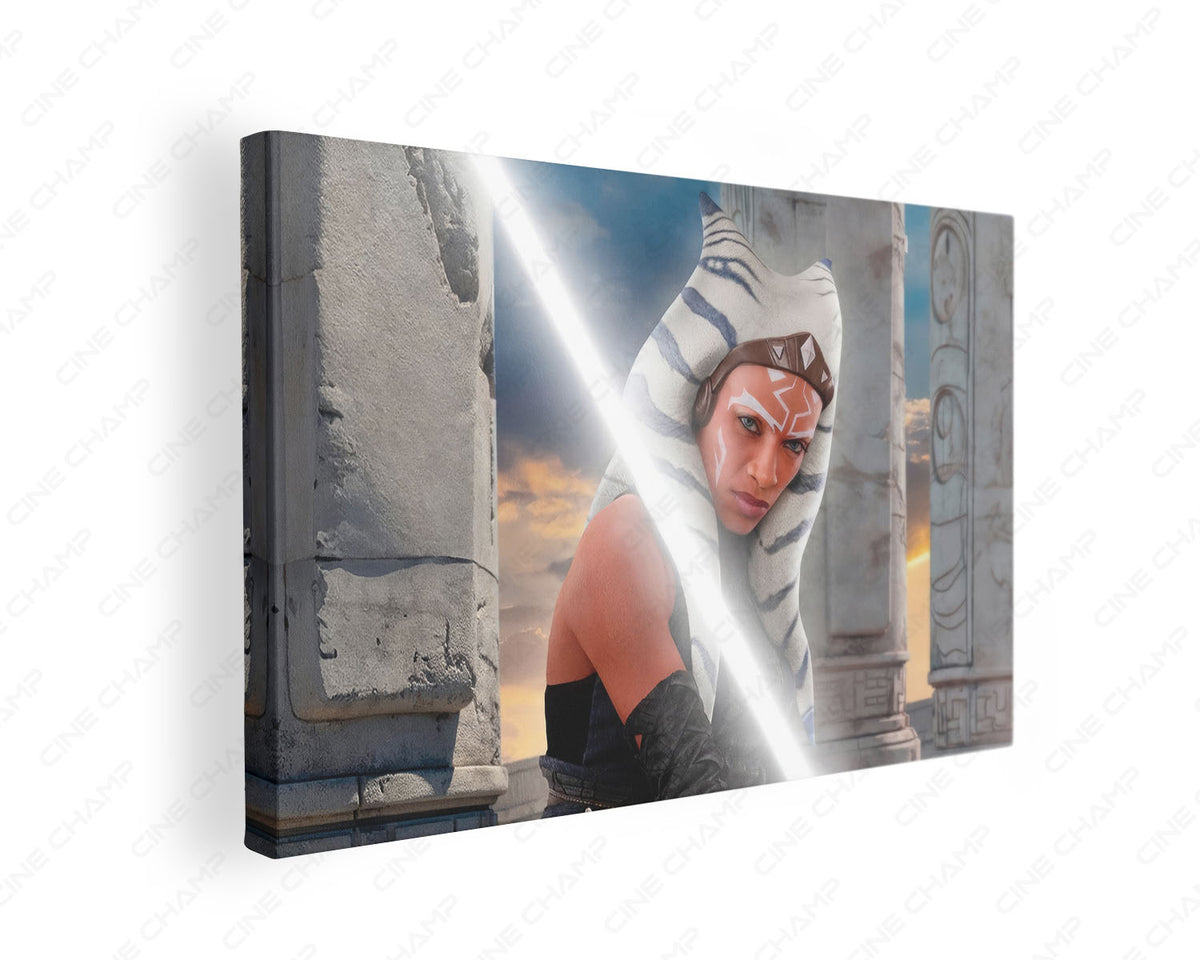 Ahsoka Star Wars Canvas Wall Art
