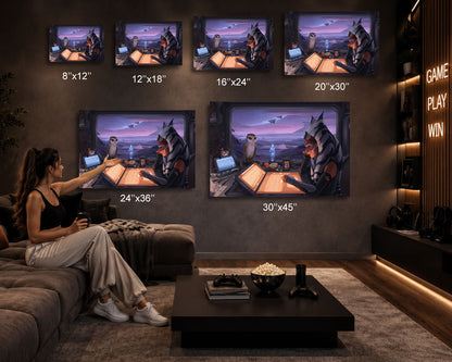 Ahsoka Tano Gaming Room Canvas Artwork