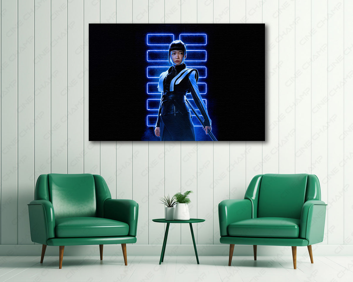 Akiko G I Joe Origins canvas print