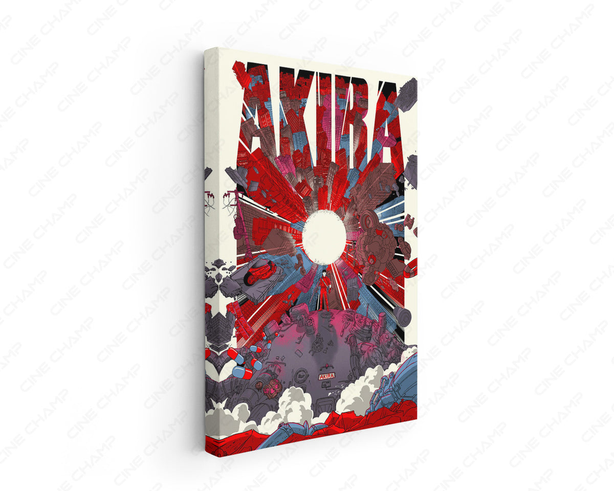 Akira Canvas Wall Art Inspired by the Legendary Neo-Tokyo Film