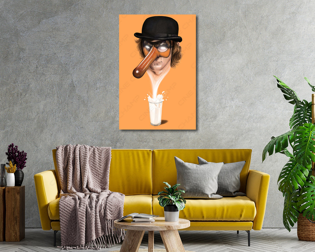 Alex DeLarge Canvas Wall Decor