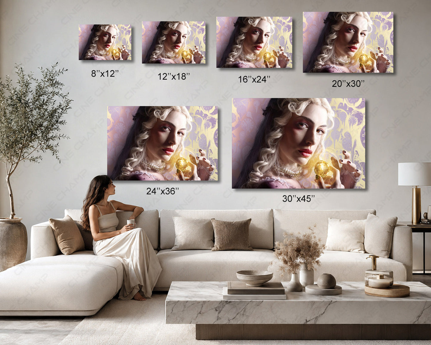 Anne Hathaway Canvas Print