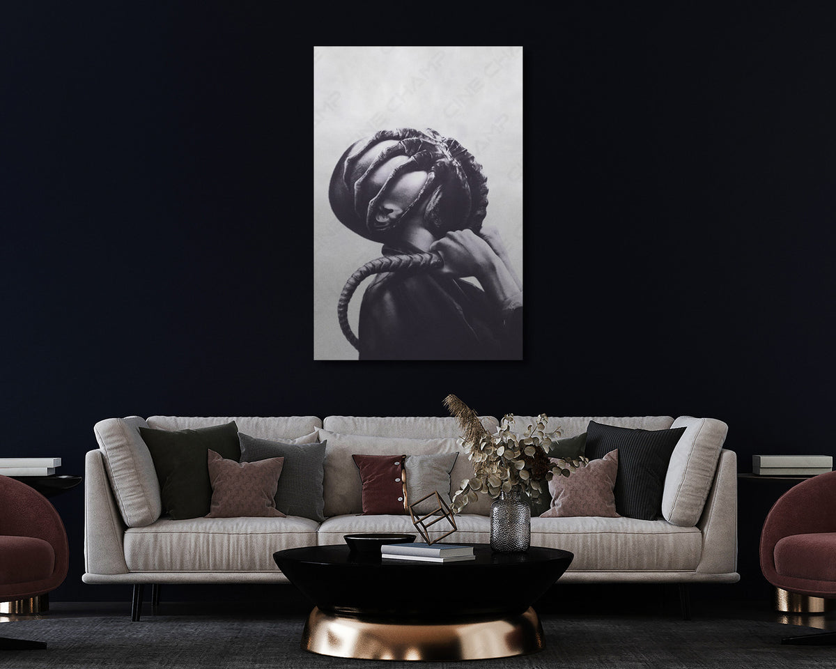 Alien Romulus Canvas Wall Art inspired by interstellar sci-fi horror