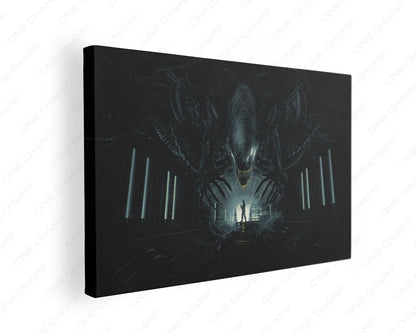 Alien Romulus Xenomorph Canvas Wall Art