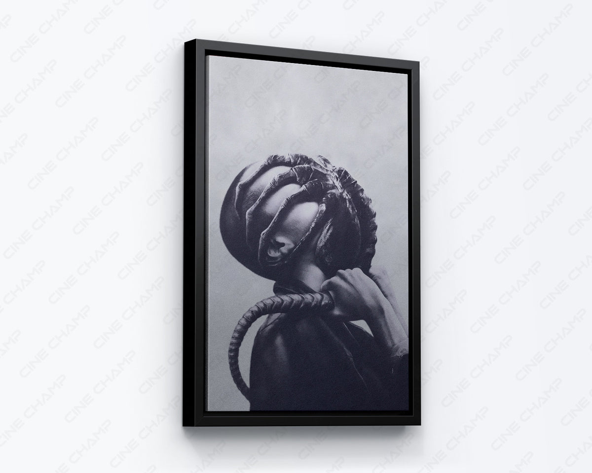 Alien Romulus framed canvas print for a home theater display
