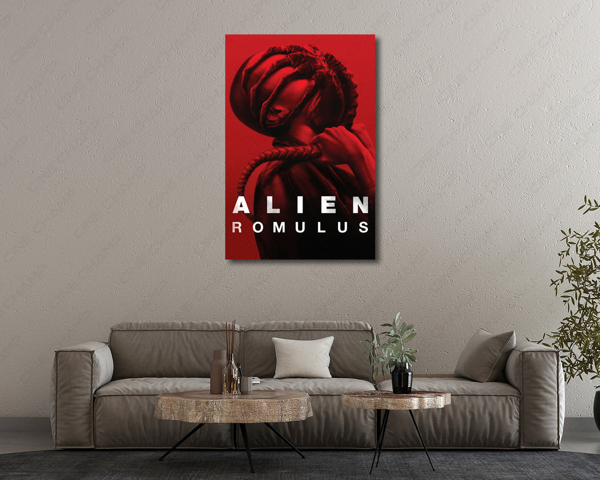 Alien Romulus sci-fi wall art for science fiction enthusiasts