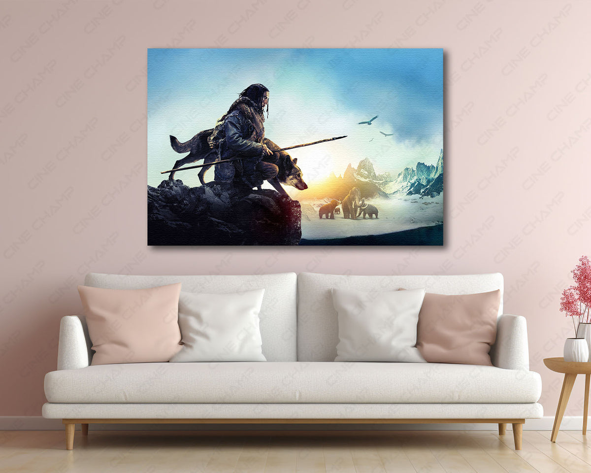 Alpha Adventure Movie Artwork With Wolf Theme