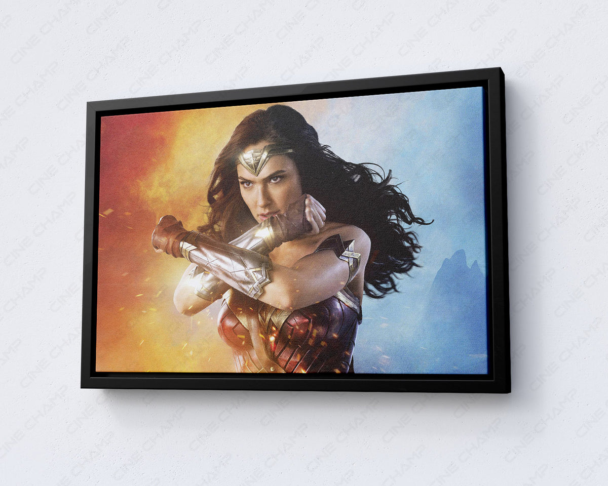 Amazon warrior premium canvas wall decor