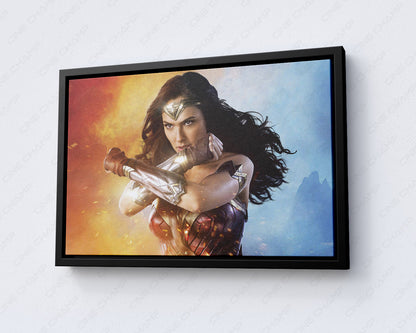 Amazon warrior premium canvas wall decor