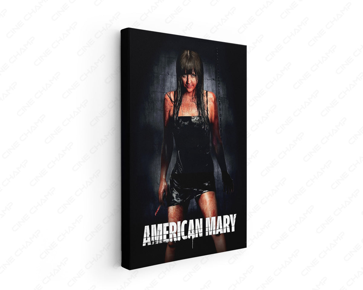 American Mary Canvas Wall Art inspired by the cult horror film