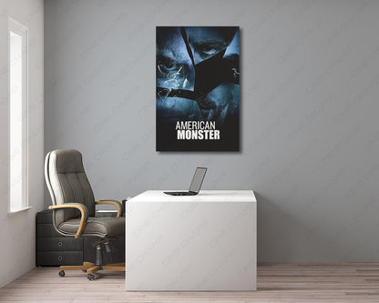 American Monster inspired decor for a media room