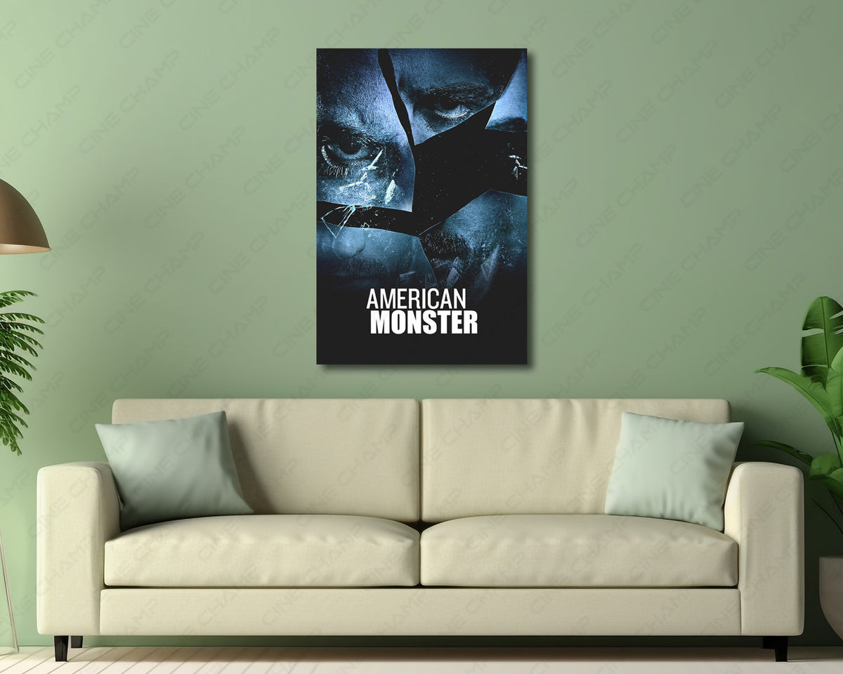 American Monster themed canvas print for supernatural fans