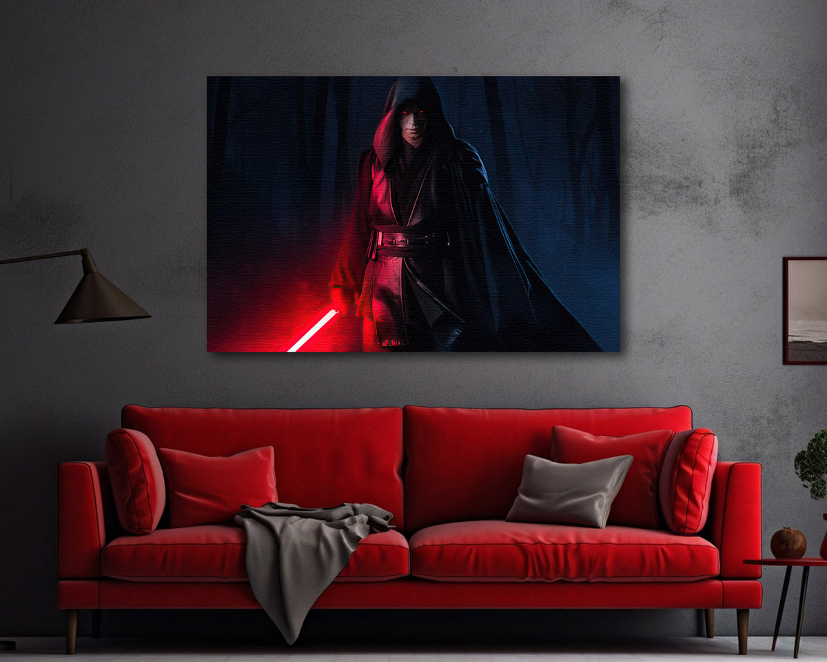Anakin Skywalker cinematic canvas artwork