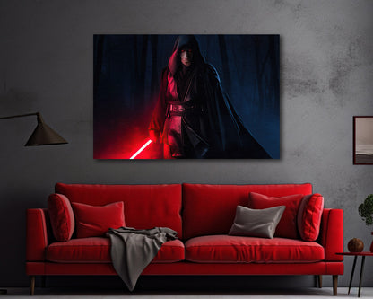 Anakin Skywalker cinematic canvas artwork