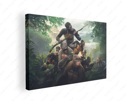 Ancestors The Humankind Odyssey Canvas Print Gaming Wall Art