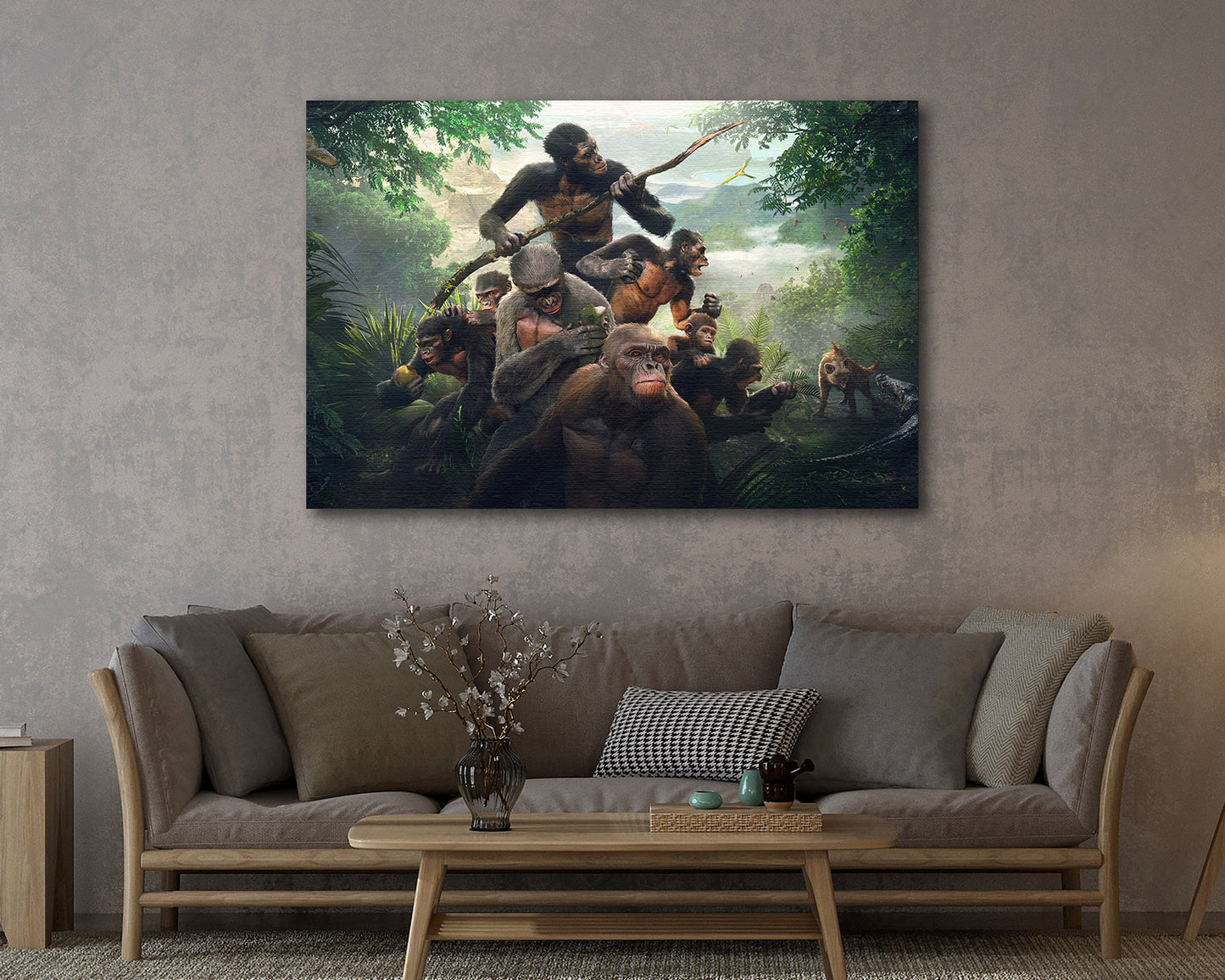 Ancestors The Humankind Odyssey Canvas Print Gaming Wall Art