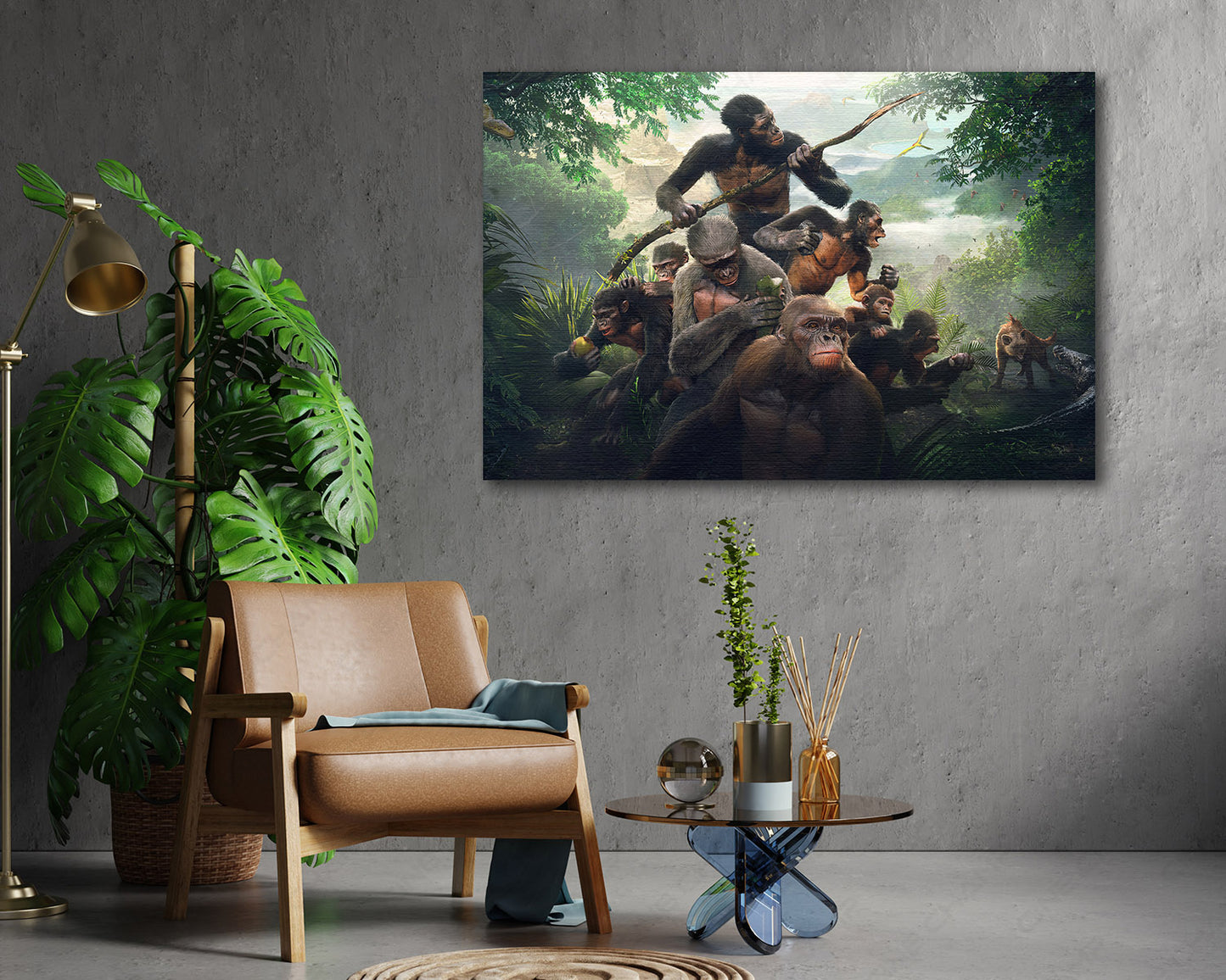 Ancestors The Humankind Odyssey Canvas Print Gaming Wall Art