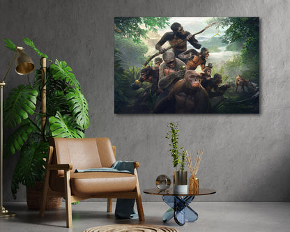 Ancestors The Humankind Odyssey Canvas Print Gaming Wall Art