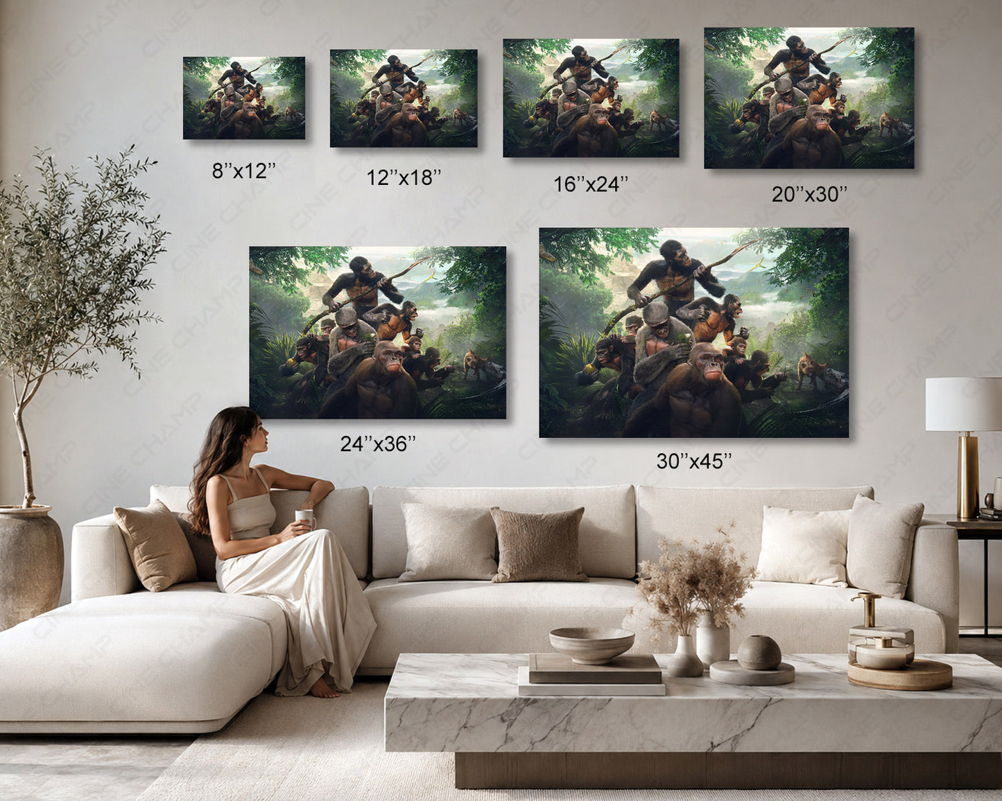 Ancestors The Humankind Odyssey Canvas Print Gaming Wall Art