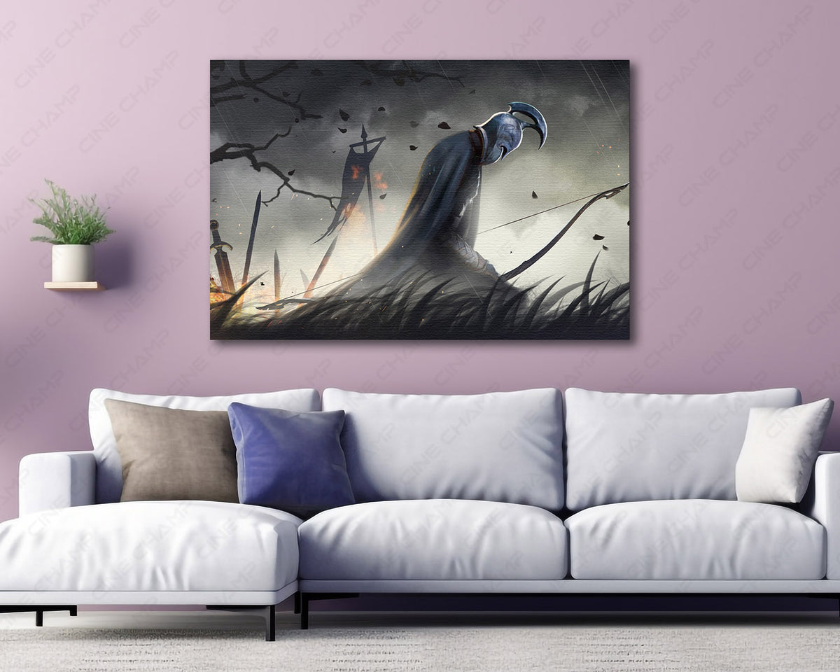 Ancient Greek Warrior Canvas Art