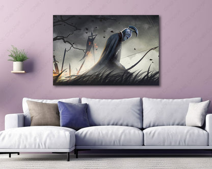 Ancient Greek Warrior Canvas Art