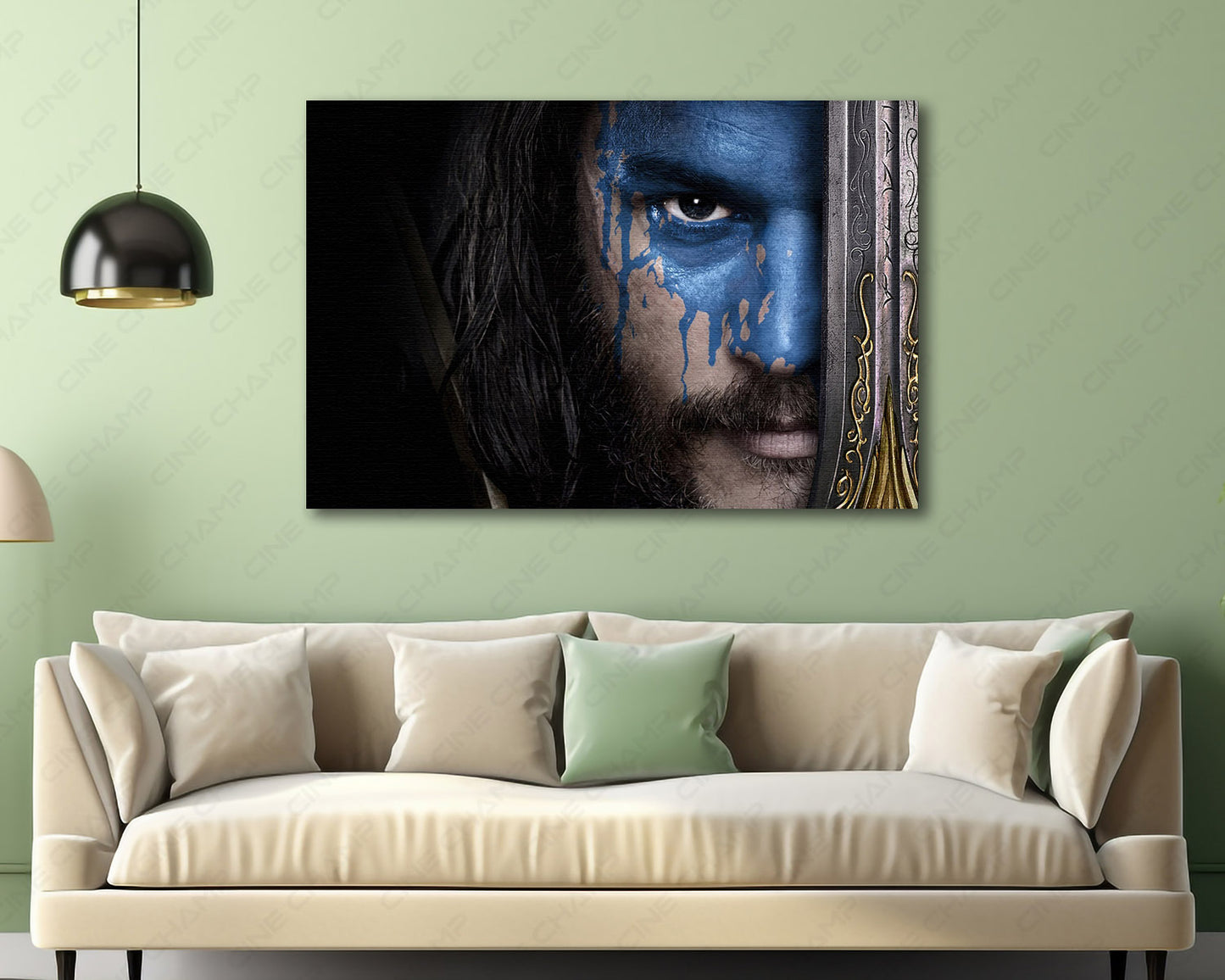Anduin Lothar Warcraft Canvas Wall Art