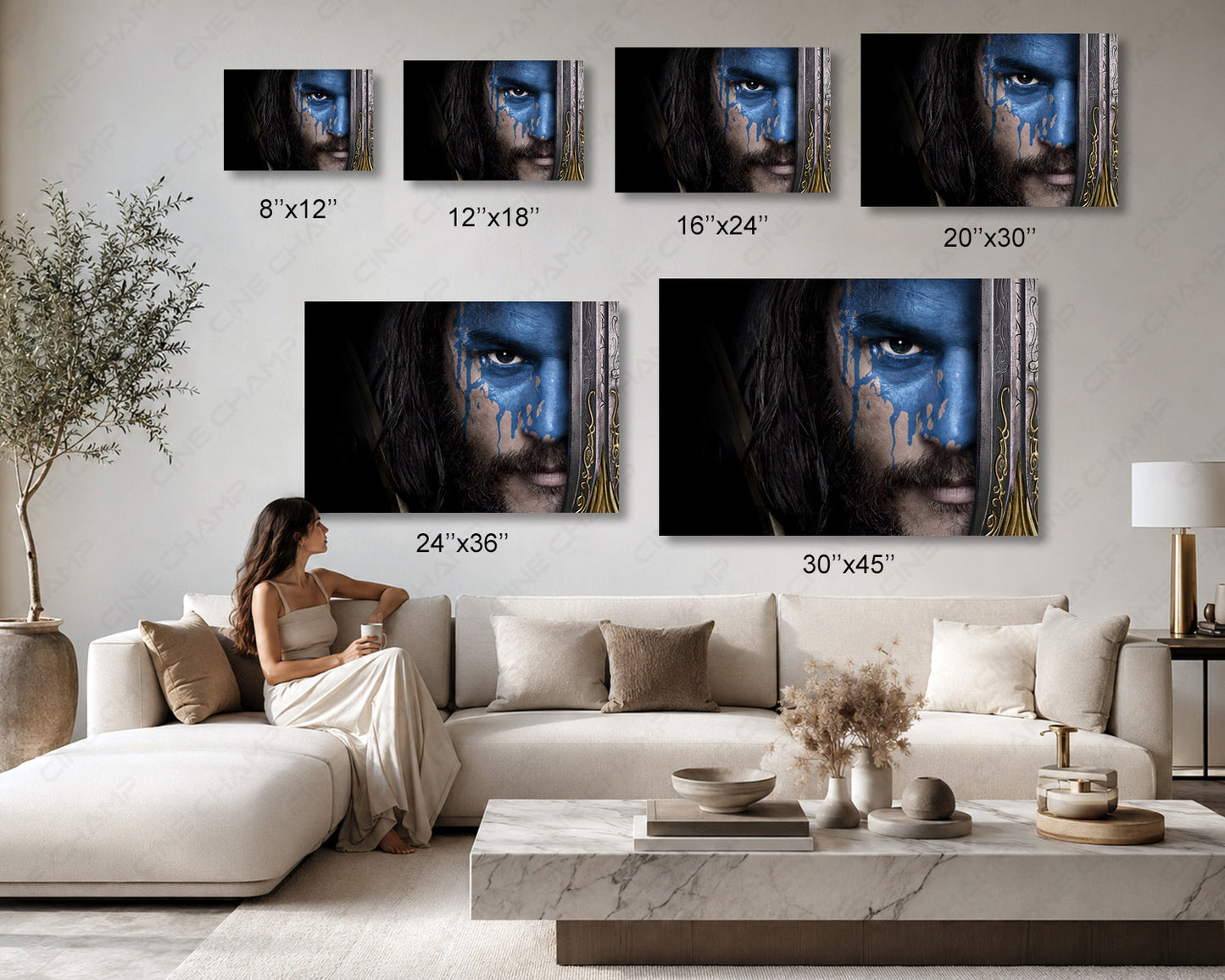 Anduin Lothar Warcraft Canvas Wall Art