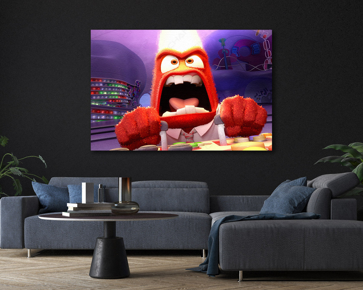 Anger Inside Out canvas print