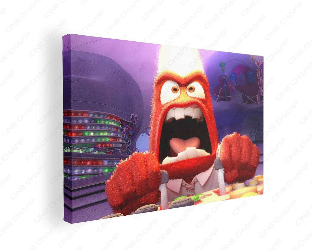 Anger Inside Out canvas wall art