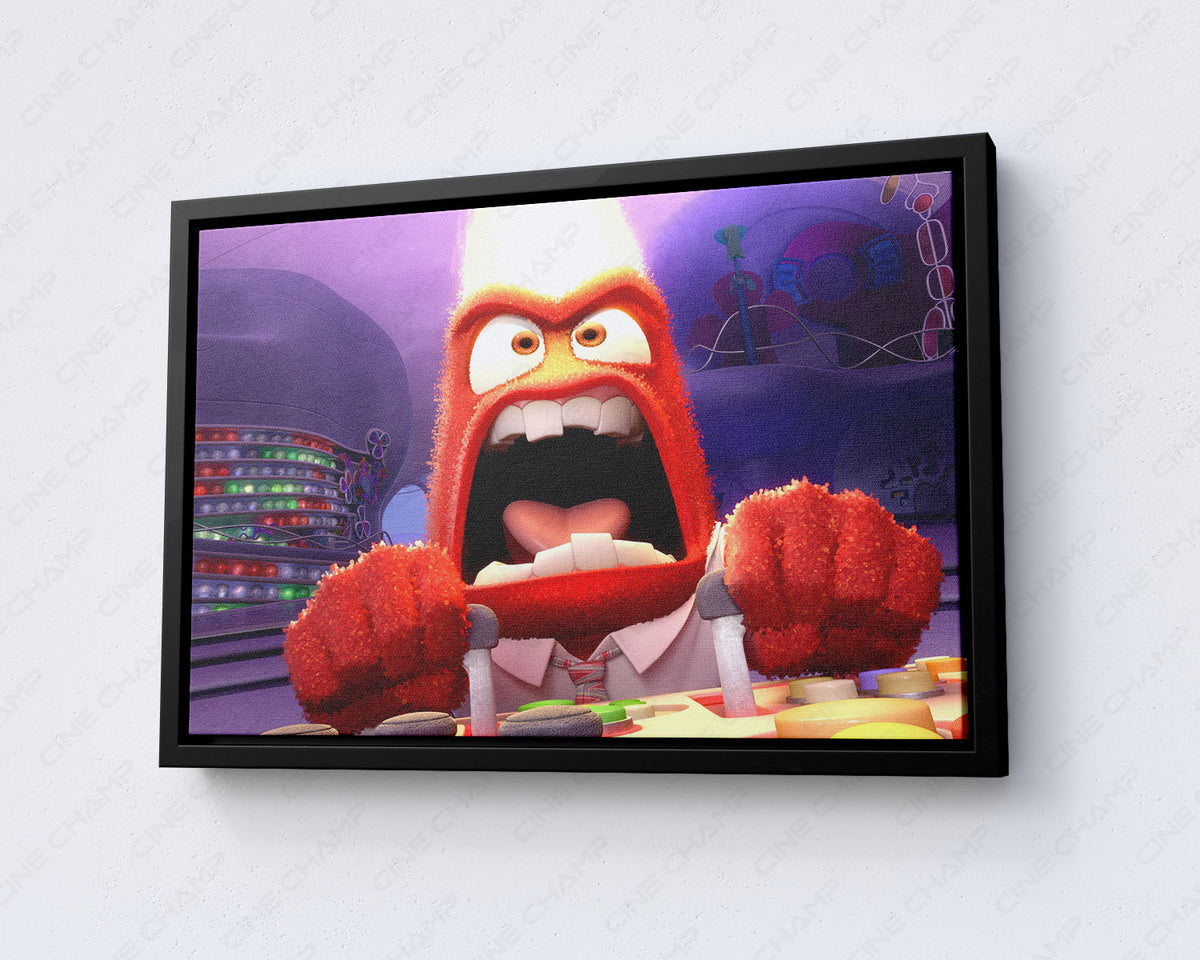 Anger Pixar canvas for bedroom