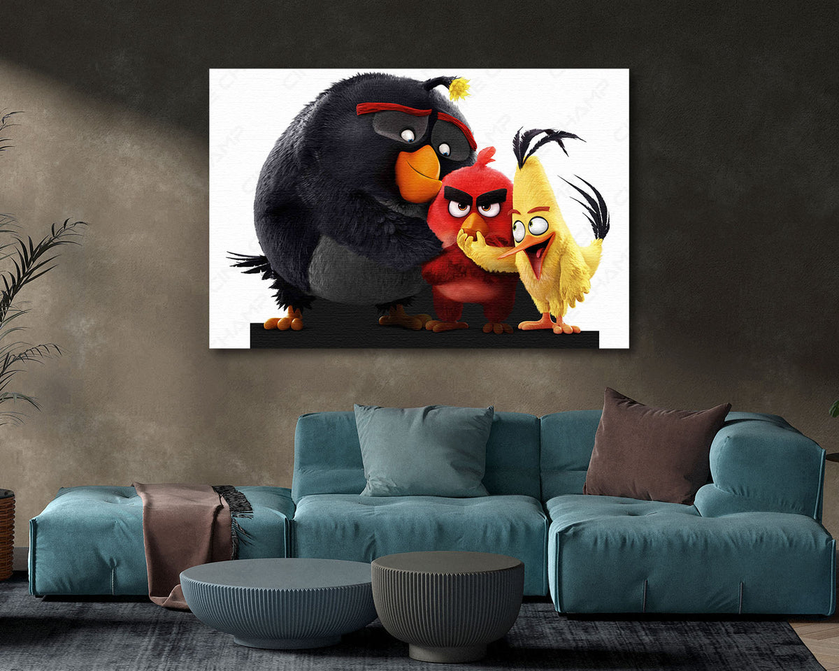 Angry Birds Animated Movie Canvas Print