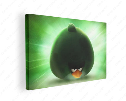 Angry Birds Bomb Canvas Wall Art Explosive Bird Character Decor