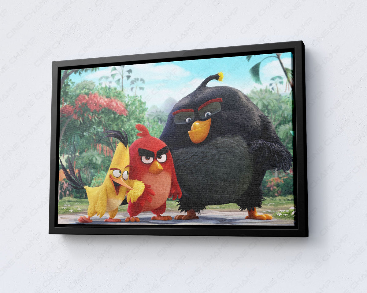 Angry Birds Canvas Print Colorful Cartoon Movie Decor