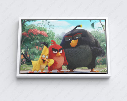 Angry Birds Character Wall Art For Family Room
