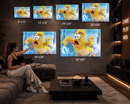 Angry Birds Chuck Character Wall Art
