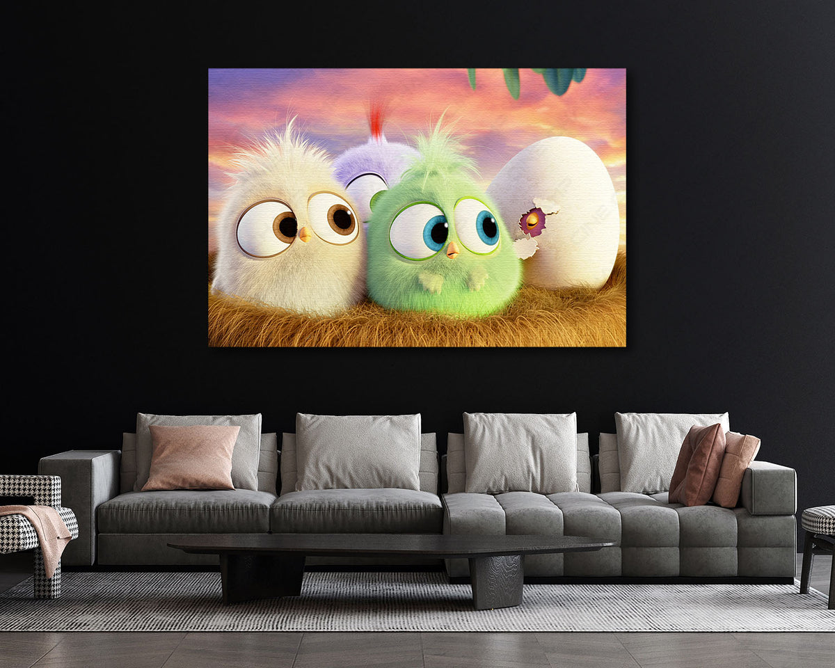 Angry Birds Hatchlings Canvas Print