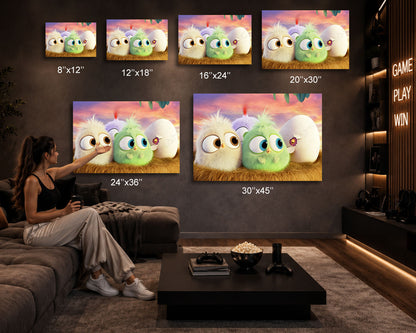 Angry Birds Kids Room Wall Art