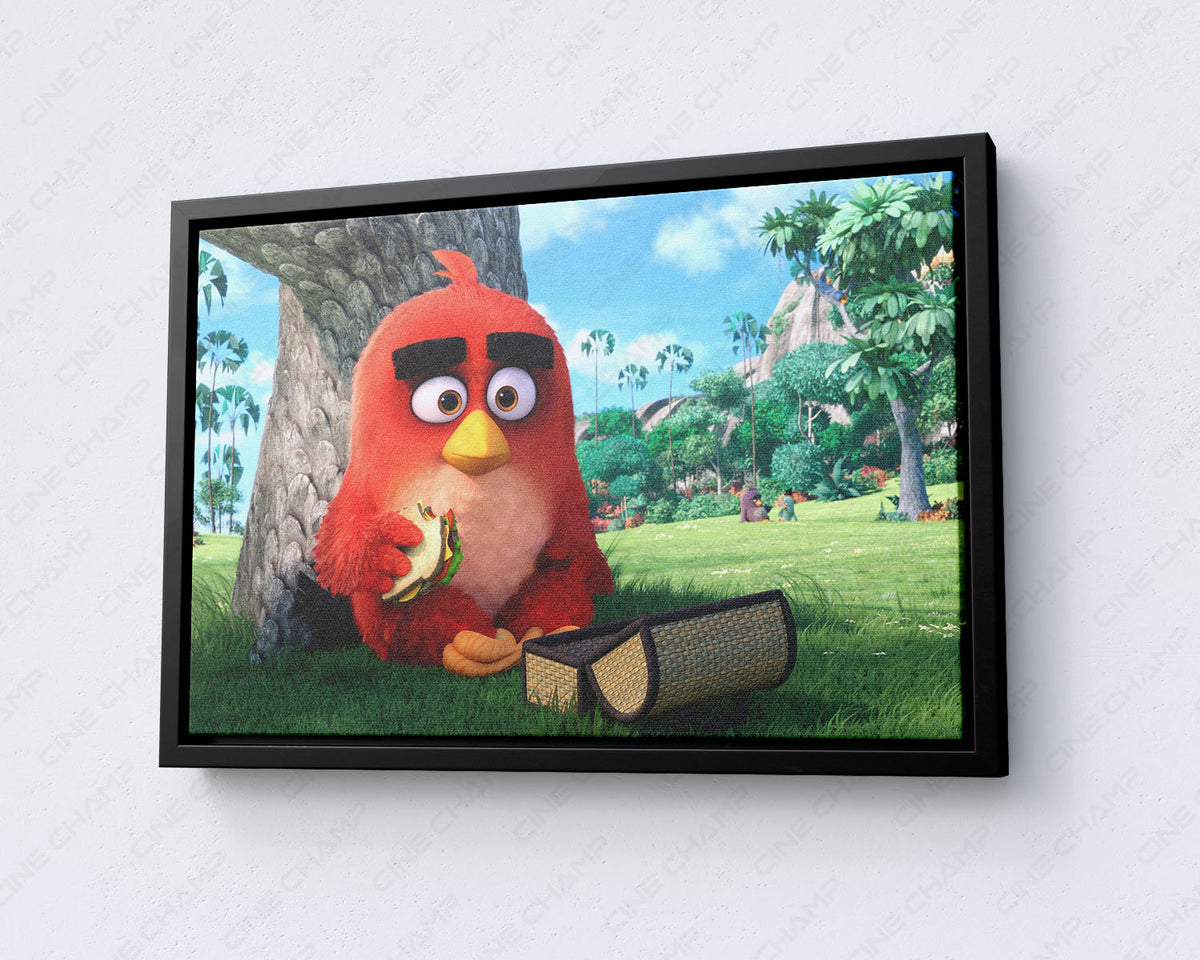 Angry Birds Red Premium Canvas Wall Decor For Fans