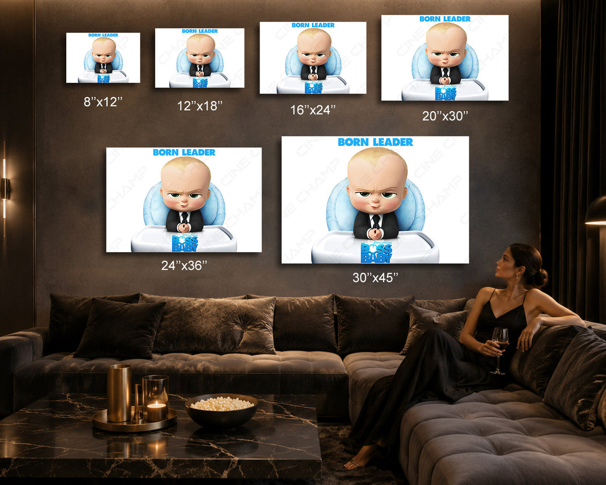 Animated Baby Character Wall Art