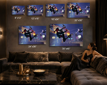 Animated Spider-Man Wall Art
